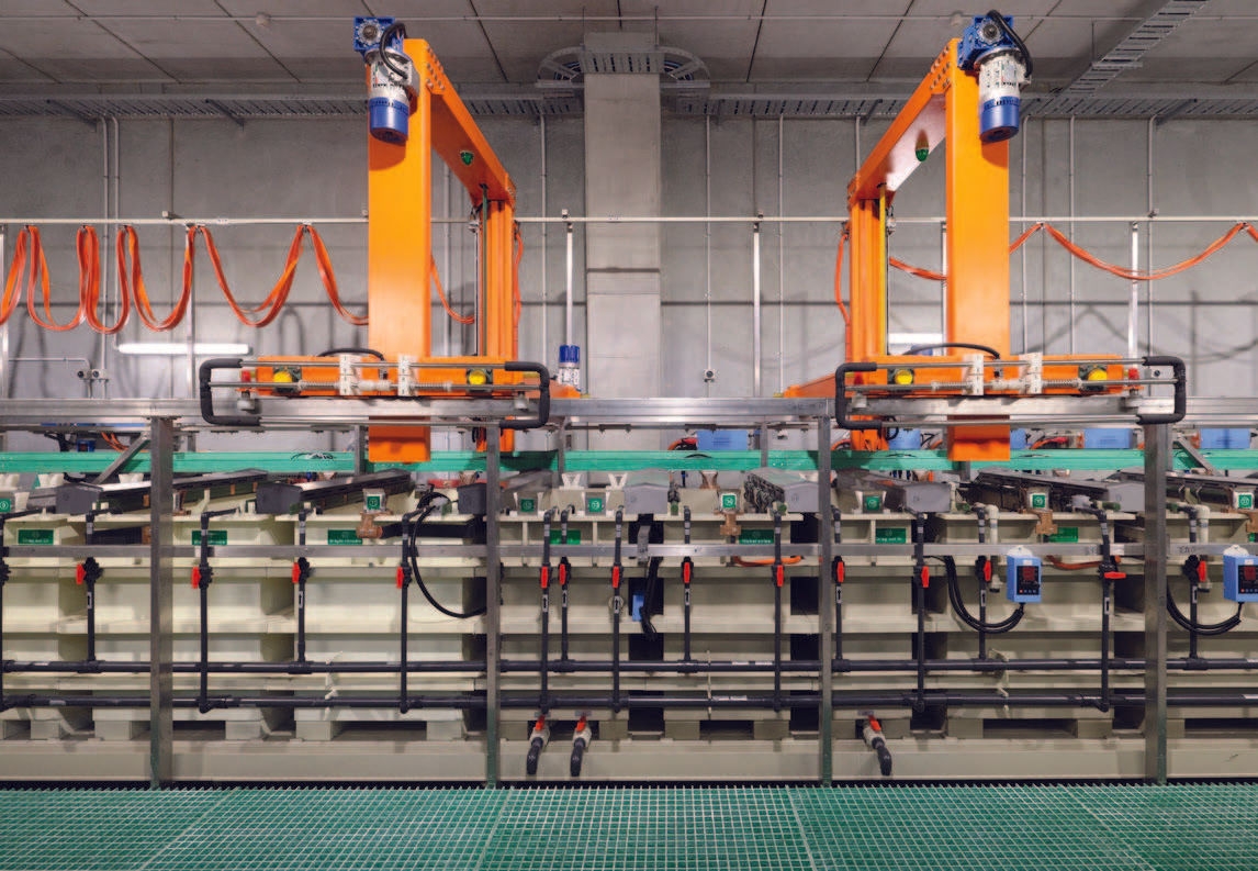 electroplating-plant